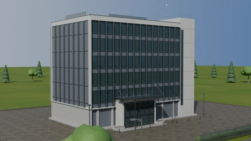 Modern office building