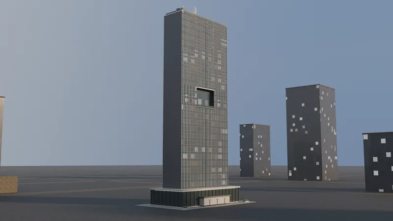 Fin Slab Tower