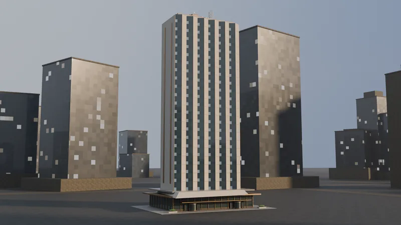 Folded Facade Tower