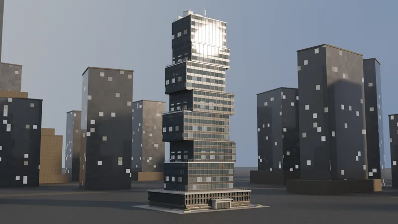 Stacked Volumes Tower